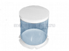 Pack TubeWVH Тубус с усиленным дном для тортов и цветов (ПВХ/Ламинация белая) 300/300/426