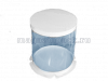 Pack TubeWVH Тубус с усиленным дном для тортов и цветов (ПВХ/Ламинация белая) 200/200/497